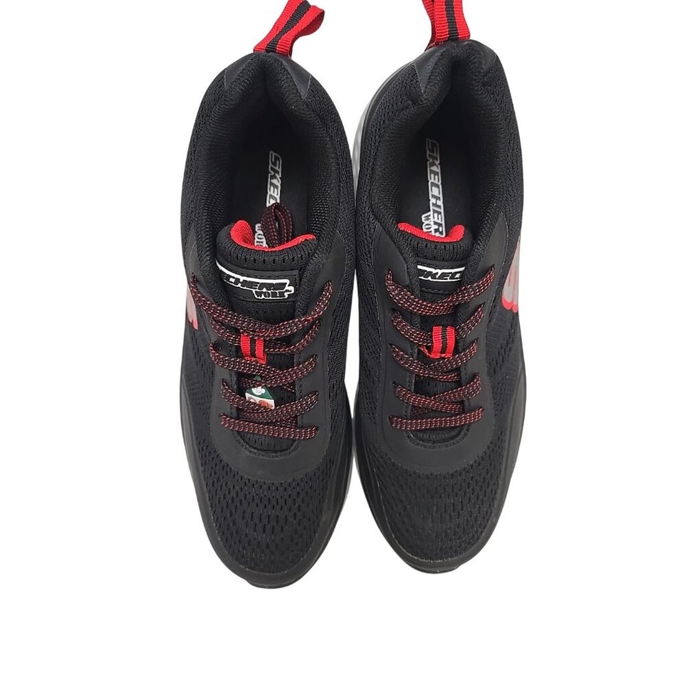 Skechers Women's Steel Toe Steel Plate Athletic Work Shoes 99997000 Black Red 9M - Picture 7 of 8